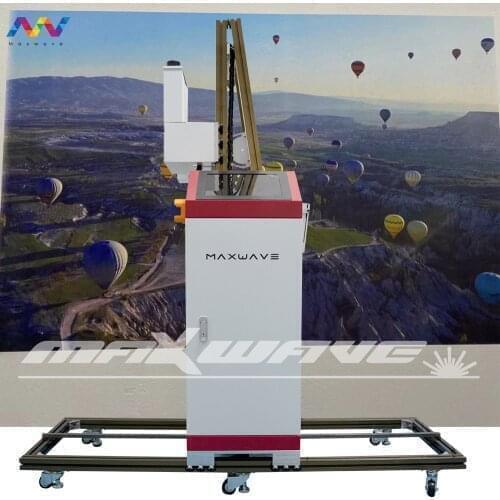 Double nozzle wall painting engineering machine Vertical outdoor wall printing machine Indoor 3D background wall printer