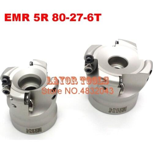 EMR 5R 80-27-6T face mill milling cutter cnc milling tools for round inserts type R5 RPMW1003