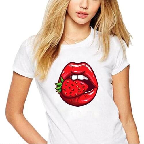 Summer Plus Size Cotton Casual Funny Tee Shirt Femme White Cartoon Print T-shirt Tops Harajuku Hipster T Shirt Women