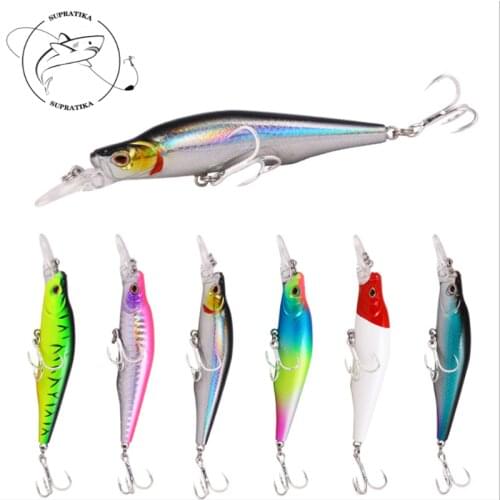 Minnow Sea Fishing Lure Artificial Sinking Plastic Hard Bait Anti-corrosion 6Color 9g/12g 11cm/13cm 3D Eyes Bionic Bait