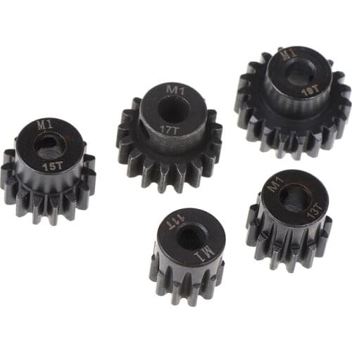 High Quality M1 5mm 15t 16t 17t 18t 19t Pinion Motor Gear Combo Kit For 1/8 Rc Car Motor