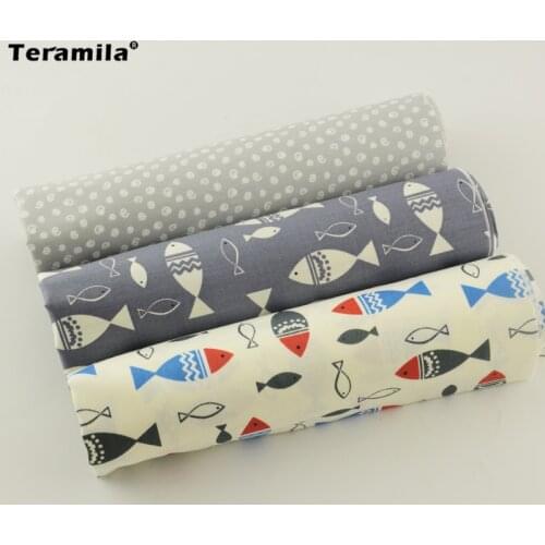 New Arrival 3 Color Collection Bundle for Handicrafts Dolls DIY 100% Cotton Twill Teramila Fabric for Clothing Cushion Bedding