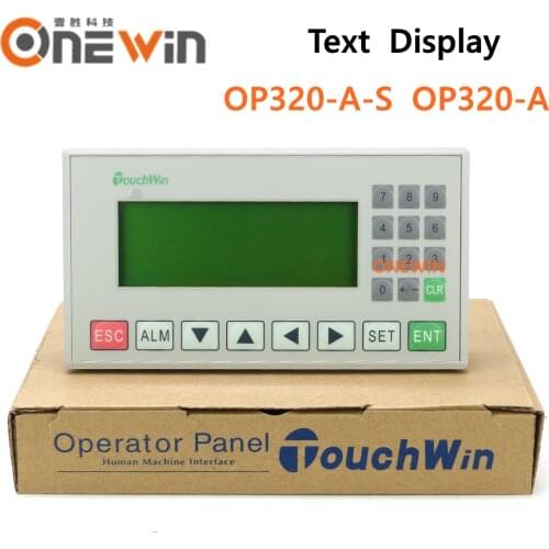 TOUCHWIN XINJE OP320-A-S OP320-A text display support STN LCD single color 20 keys support 232 485 communications ports