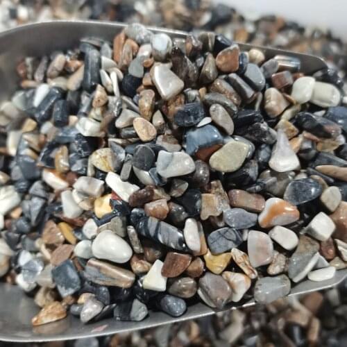 Wholesale natural picasso stone quartz crystal gravels jewelry making tumbled stones reiki Healing Home decor