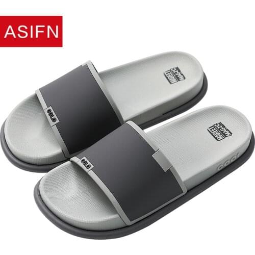 ASIFN Beach Flip Flops Men Summer Big G Alphabet Luxury Brand Sandals Man Women Outdoor Non-slip Casual Shoes Couples Mules