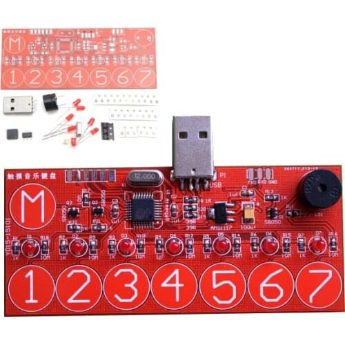 Simple Music Playing SCM Touch Module Electronic Musical Keyboard DIY Kit Free Shipping