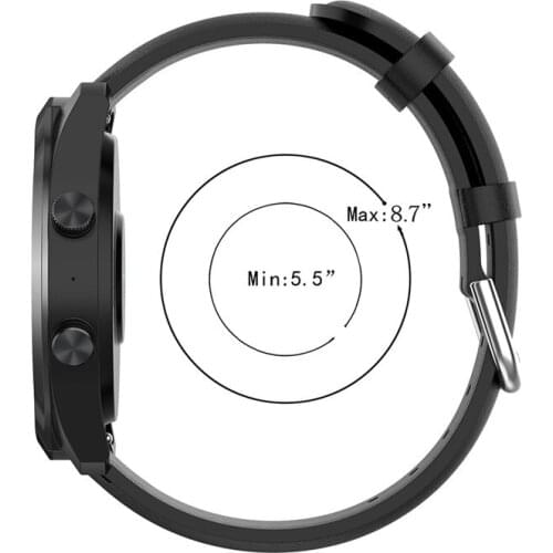 22MM Leather Watchband Strap for POLAR Grit X/ Vantage M For Ticwatch Pro /Pro 2020 /GTX Smart Watch Bracelet Accessories