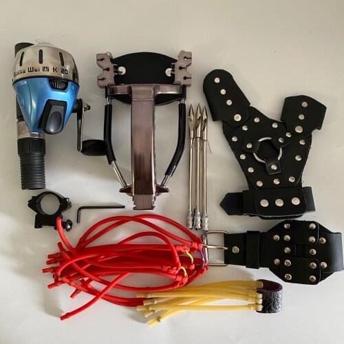 Professional Fishing Slingshot Laser Slingshot With Arrows For Hunting Shooting Bow Hunting Slingshot Crossbow Shooting Tools