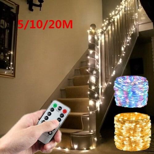 Christmas Ornaments Natal Navidad New Year 2022 Gift String Lights Garland LED Christmas Decoration for Home 2021 Tree Garland