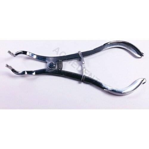 Dental Quickmat Rubber Dam Clamps Light Ivory IV Forceps Clips Plier Placement