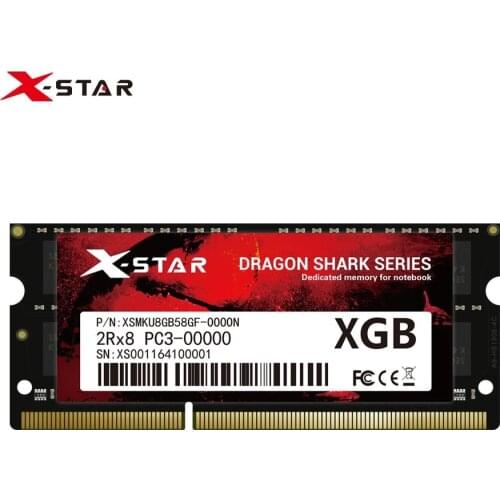 XSTAR DDR3 4GB 8GB 1600Mhz SO-DIMM 1.5V Notebook RAM 204Pin Laptop Memory sodimm