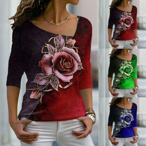 YOUYEDIAN Women's T-shirts With Print