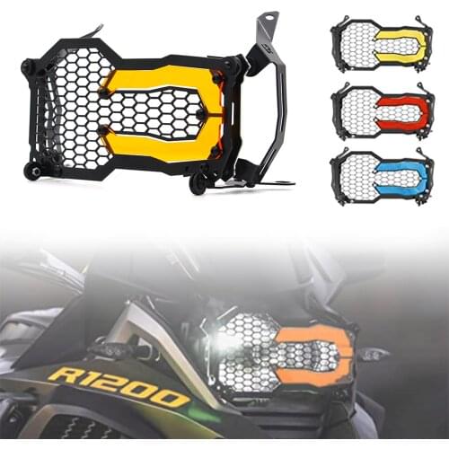 Headlight Protector Motorcycle Grille Guard Cover with Lamp Patch Replacement for BMW R1200GS ADV LC R1250GS ADV 2014-2020