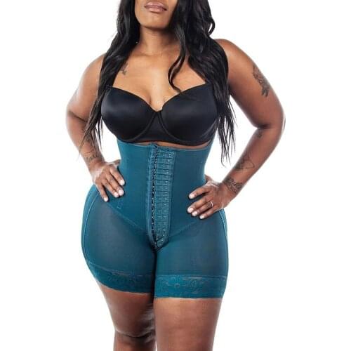 Tummy Control Fajas High Waist Women Shapewear Postpartum Butt Lifter With Adjustable Hook Eye