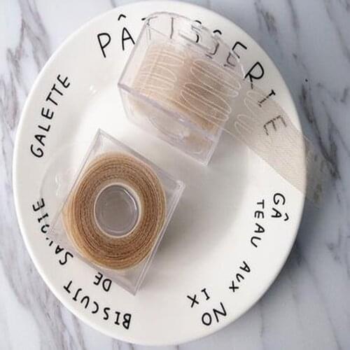 120 Pairs Lace Mesh lid Sticker Invisible Natural Tape Stickers