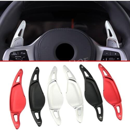 Aluminum Steering Wheel Gear Box Shift Paddle Extension For BMW F90 G01 G02 G05 G07 G11 G12 G20 G21 G30 G31 G32 Interior Trims