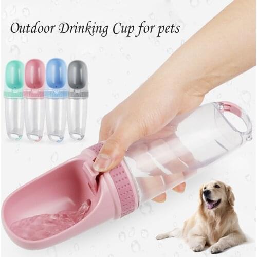 Pet Dog Water Bottle Portable Bottle Dog Leakage-proof Dogs Water Bottle Outdoor Water Bowl Pet Products Dropship