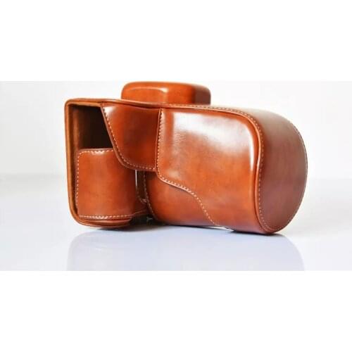 PU Leather Case Cover for Fujifilm Fuji X-T30 XT30 Camera Bag Black Brown