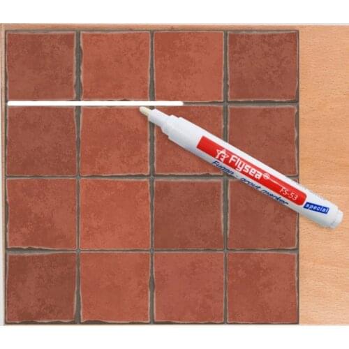 Tile Gaps Repair Color Pen Waterproof Dirt-proof Beautiful Seam Floor Refresher Marker Refill for Kitchen Bathroom