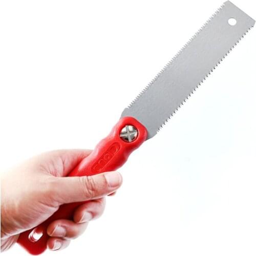 Woodworking Double Sides 65mn Steel Hand Saw Tenon 3-edge Tooth for Wood Plastic Cutting Gardening Tool