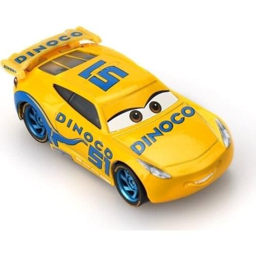 Disney Pixar cars 3 Mcqueen storm 1:55 die-cast metal alloy yellow toy car childrens gift