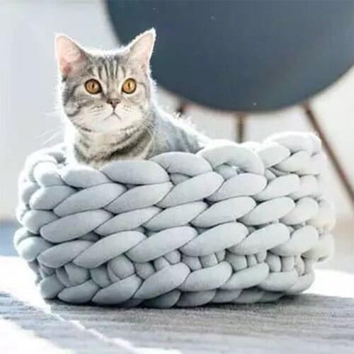 Cat Beds House Soft Sofa Pet Dog Bed For Dogs Basket Kennel Cat Kennel Pet Products Cushion Cat Bed Mat Dropshipping