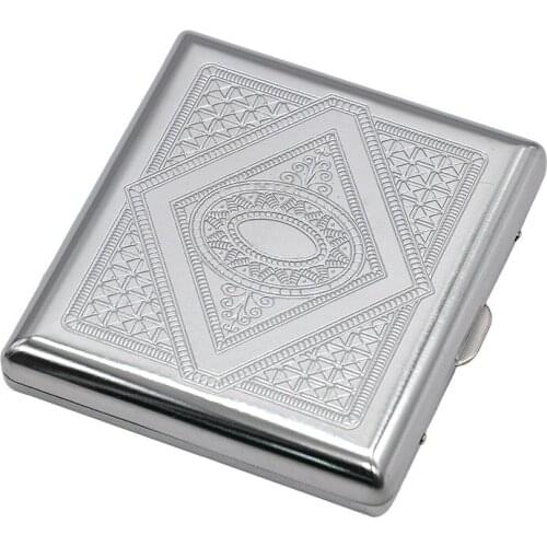 Metal Alloy Cigarette Case Can Put 20 Cigarettes Aluminium Alloy Cigarette Box
