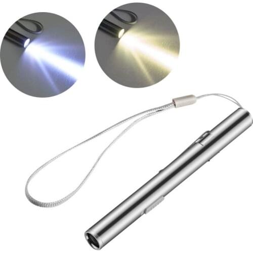 2021 Mini Flashlights Medical Handy Pen Light USB Rechargeable Small Energy-saving Flashlight LED Torch Pocket LED Flashlight