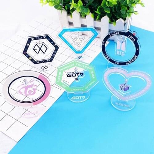 Got7 Exo Twice Acrylic Stand Figure Model Plate Base Desk Decor Xmas Gifts
