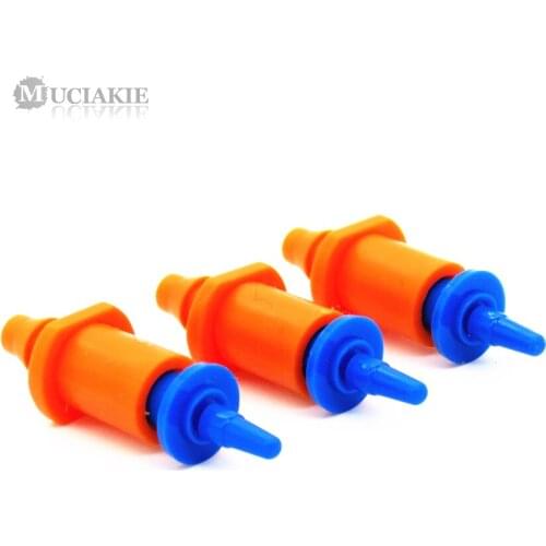 MUCIAKIE 10PCS Micro Misting Nozzle Sprinkler with Barbed for 4/7mm Hose Drip Tape Garden Water Irrigation Spray for Fruit Tree
