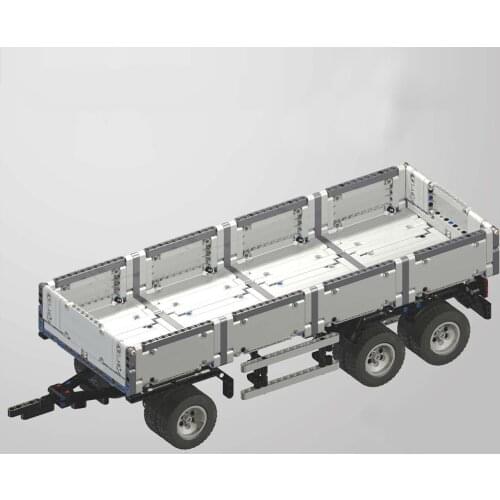 New legoins technology MOC 4157 man transport truck power function RC car building block toy education childrens gift