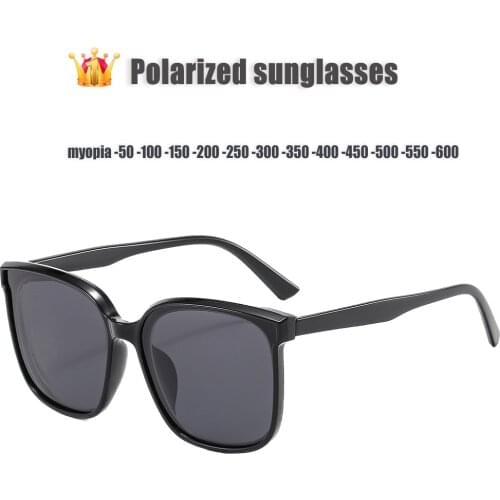 Myopia Polorized Sunglasses Men Women Drive Prescription Sun Glasses Diopter -0.5 -1 -1.5 -2 -2.5 -3 -3.5 -4 -4.5 -5 -5.5 -6.0