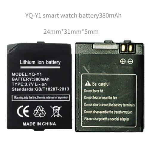 OCTelect YQ-Y1 battery for Y1 smart watch phone 380mAh YQ-Y1 battery long time battery