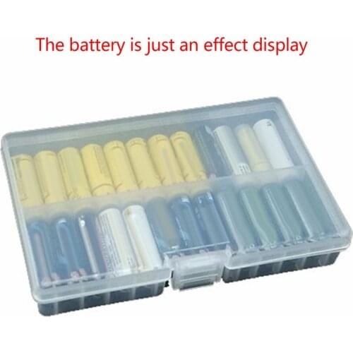 PL-5048 8 Section 5 AA Battery Protection Box Portable Practical Battery Box Storage Box Transparent Plastic