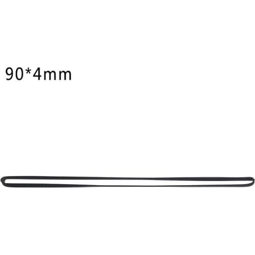 Turntable Belt Rubber Flat Drive Belt for Record Player Walkman DVD CD-ROM Repeater 4mm Wide