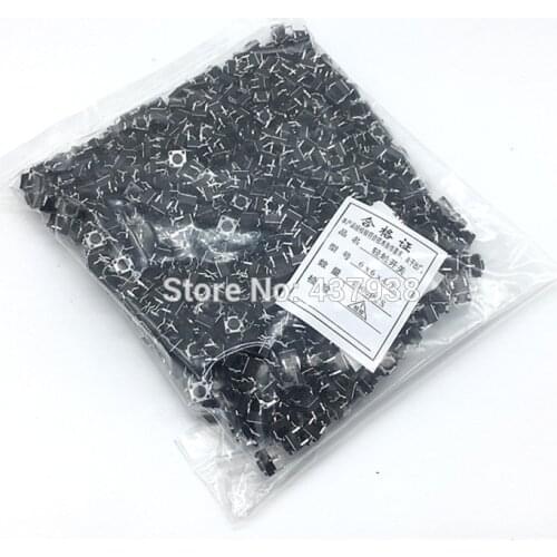 1000pcs 6*6*4.3MM Tact Switch Tactile Switch Micro Switch 6x6x4.3MM Push button Switch 4pin