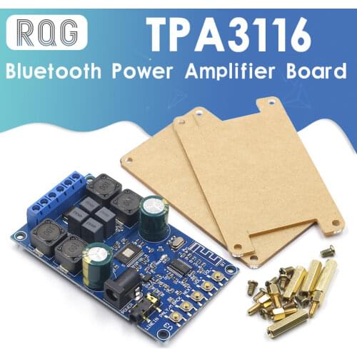 TPA3116 50W+50W 2.0 Audio Wireless Bluetooth Stereo Digital power amplifier Board With Shell