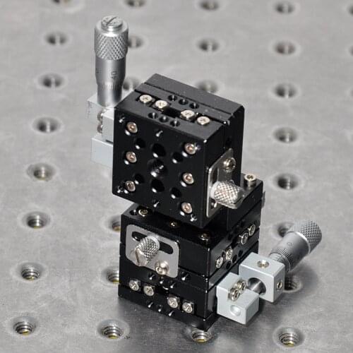 XYZ axis M3-338-L1-UB MMT manual high precision lifting fine adjustment displacement sliding table aluminum 30mm