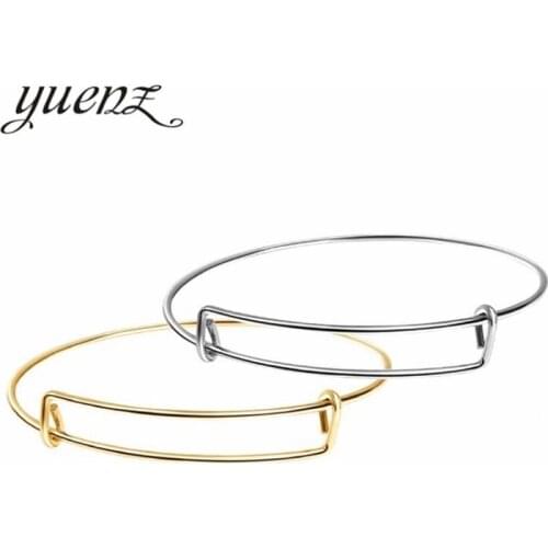 YuenZ 5pcs Expandable Bangle DIY Jewelry Making Blank Bangle Women Adjustable Wire Bangle V104