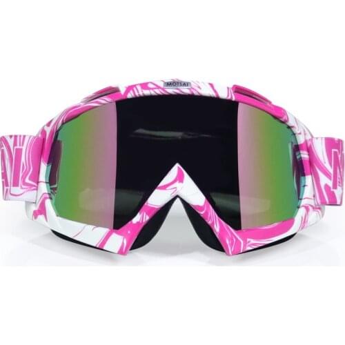 Women Girls Motorcycle Protective Gears Cross Off-road Helmet Face Motocross Goggles ATV Dirt Bike UTV Eyewear Gear Glasses
