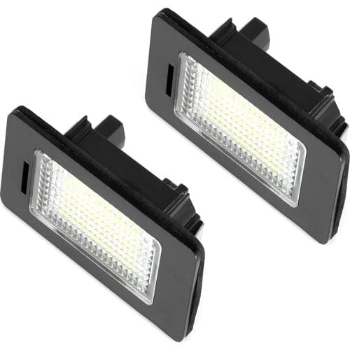 1Pair Canbus Led Number Plate For BMW License Plate Light 6000k White Number License Plate Light for BMW E90 E91 E92 E61 E70 E71