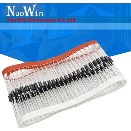 100pcs FR107 1A 1000V DO-41 Fast Recovery Rectifier Diode