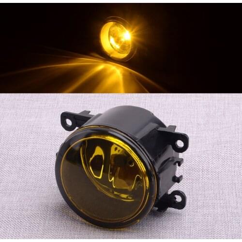 2 Pin 33900STKA11 Yellow Lens Car Fog Light Lamp H11 Bulb 12V 55W Fit for Acura Ford Honda Jaguar Lincoln Nissan Sentra Subaru