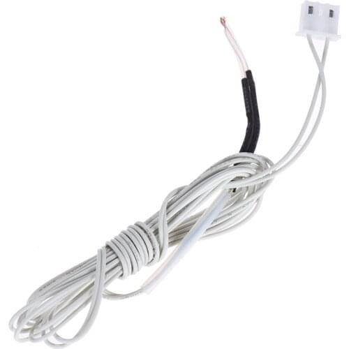 3pcs Anet 1.1m NTC 3950 thermistor 100k cable Temperature Sensor for a6 a8 e12 3D Printer hotend Extruder hotbed Thermistor part