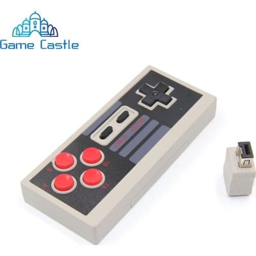 5 pcs of Wireless Receiver Plug and Play Gaming Controller for NES Classic Edition Gamepad for NES Mini Button Controller