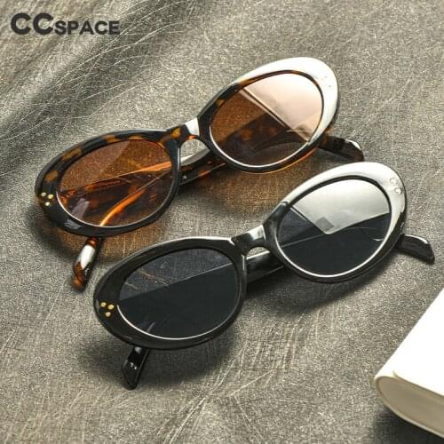 53532 Oval Classic Ladies Sunglasses Decorative Summer Holiday Travel Portable Womens Shade UV400
