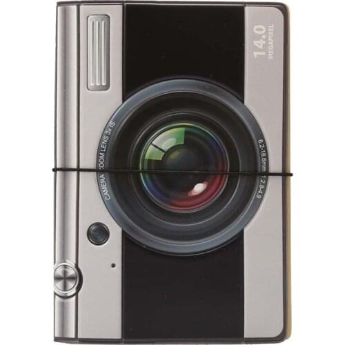 60PCS / LOT Personality Creative Camera 3-D Passport Sheath Passport Clamp ID Protection Package with traveling passport cover