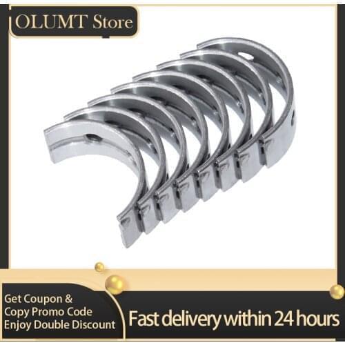 8Pcs Motorcycle Engine Main Crankshaft Crank Shaft Bearing For HONDA VFR400 VFR21 NC21 VF400K VFR400R VFR24 NC24 VFR30 NC30