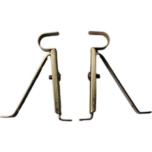 Curtain rod accessories Roman rod adjustable telescopic bracket single rod base adjustment bracket plating gold