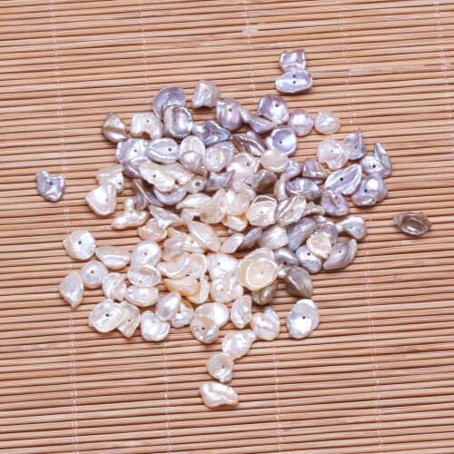 Natural Freshwater Pearl Beads Irregular Full Hole Loose Beads for DIY Elegant Necklace Bracelet Jewelry Accessories